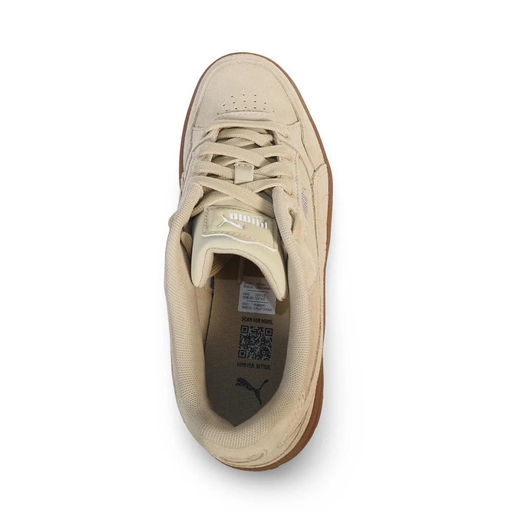 Puma Karmen II Idol Suede Platform Sneakers Womens 9 Beige Brown 397462-01